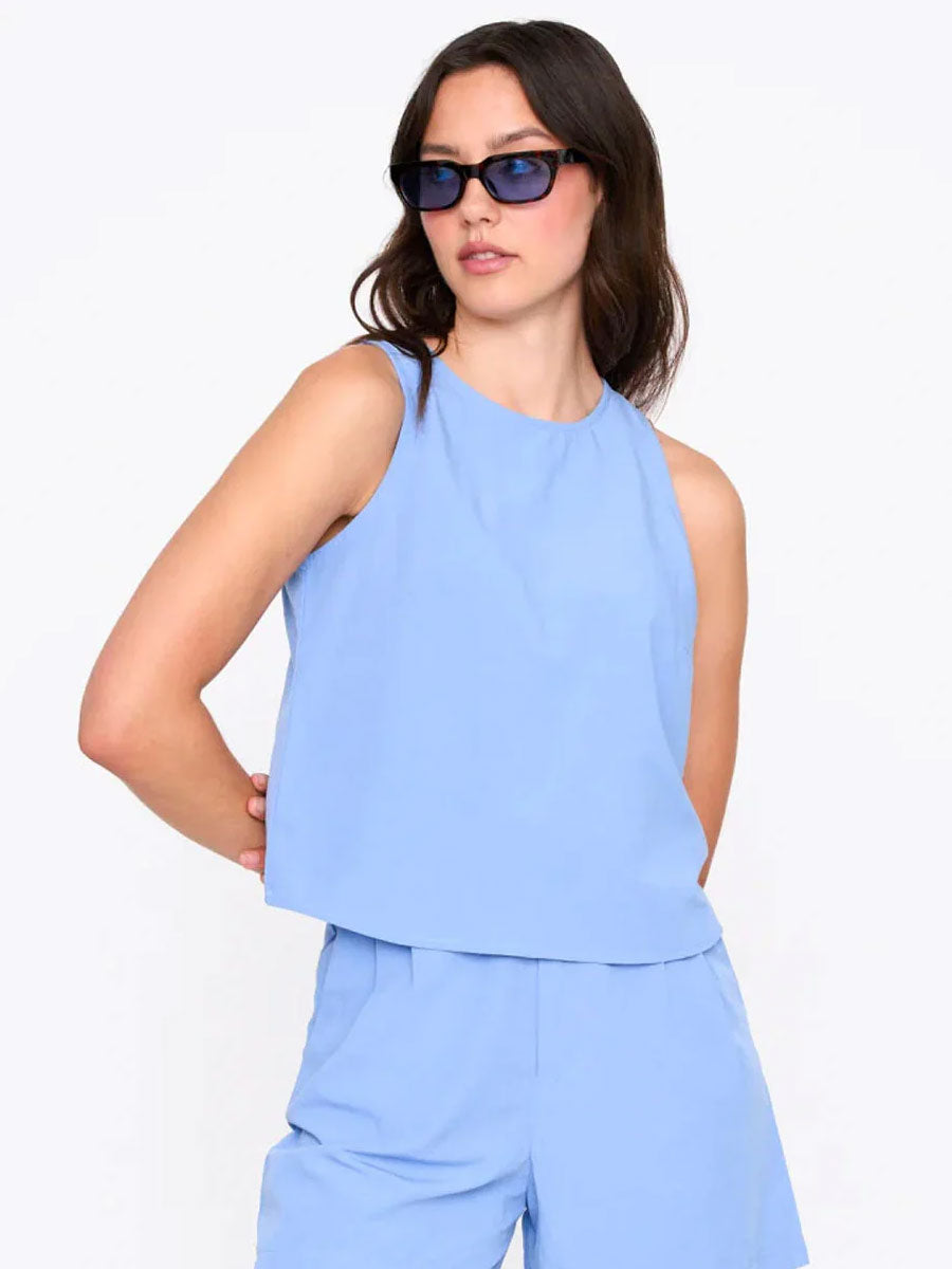 SLEEVELESS TOP - BLUE BLOUSES 24 COLOURS