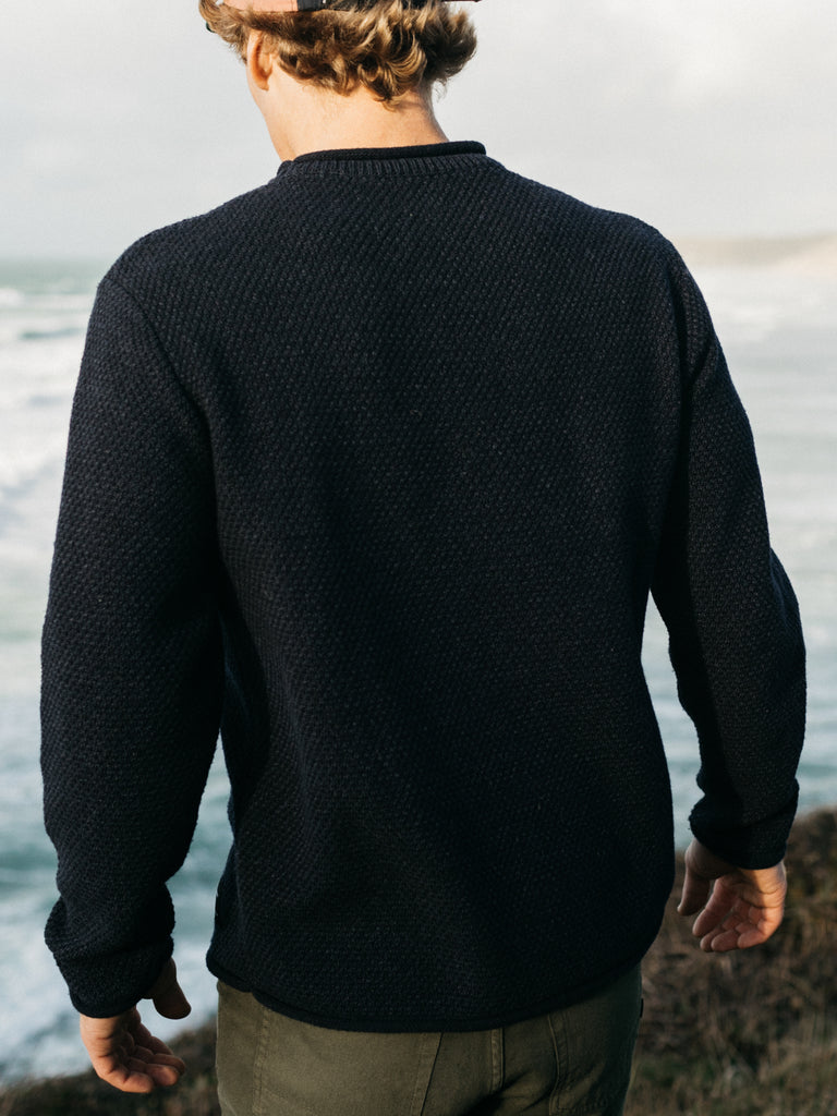 FINISTERRE MENS BARENTS JUMPER - INDIGO SWEATER FINISTERRE   