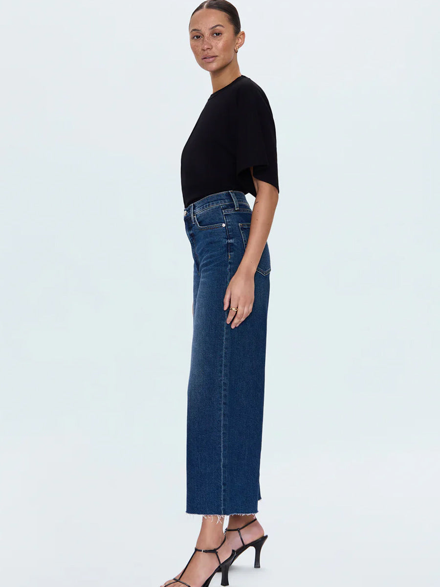 PISTOLA LANA CROP HIGH RISE ULTRA WIDE LEG JEAN - BROADWAY JEANS PISTOLA