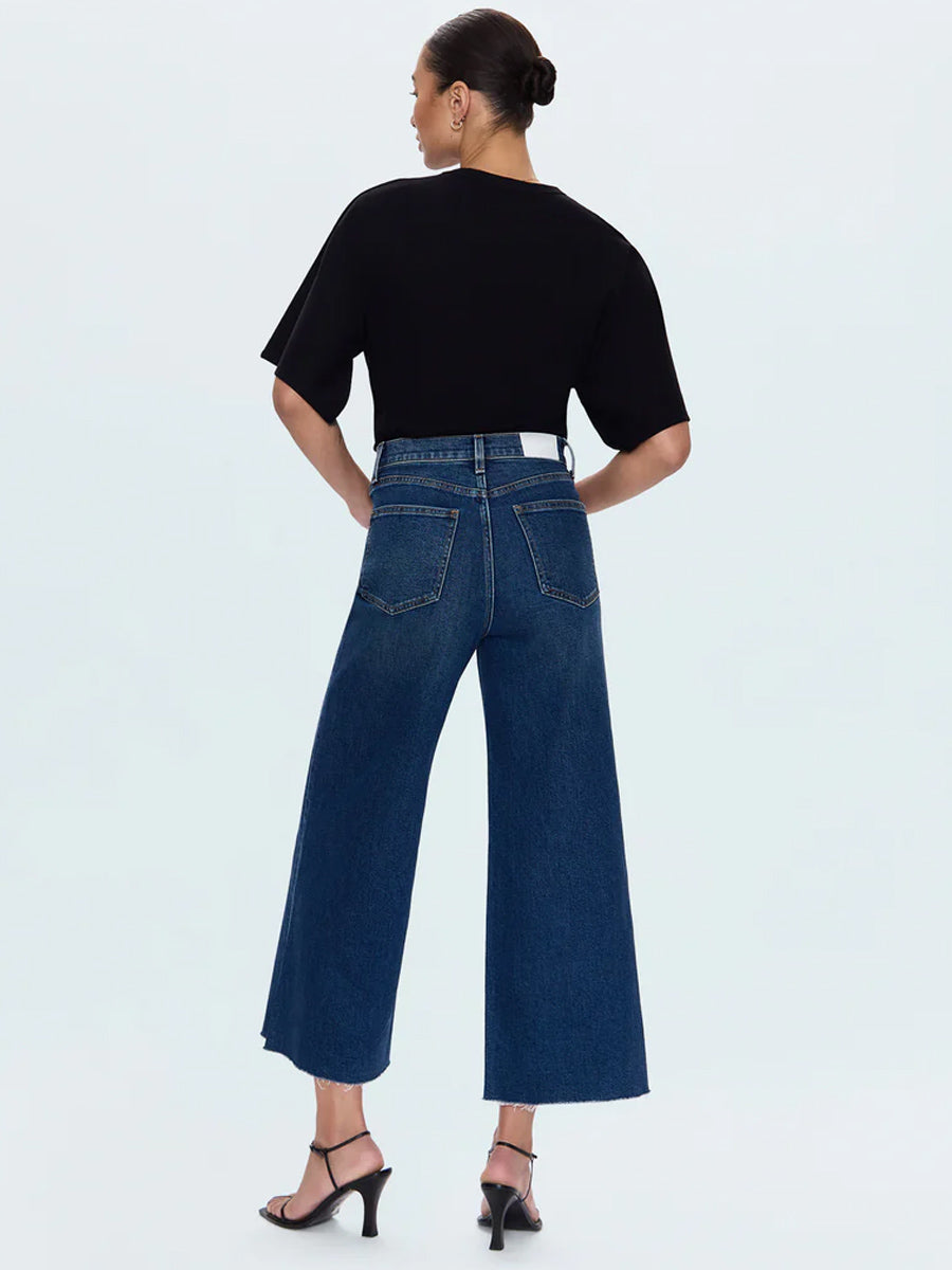 PISTOLA LANA CROP HIGH RISE ULTRA WIDE LEG JEAN - BROADWAY JEANS PISTOLA