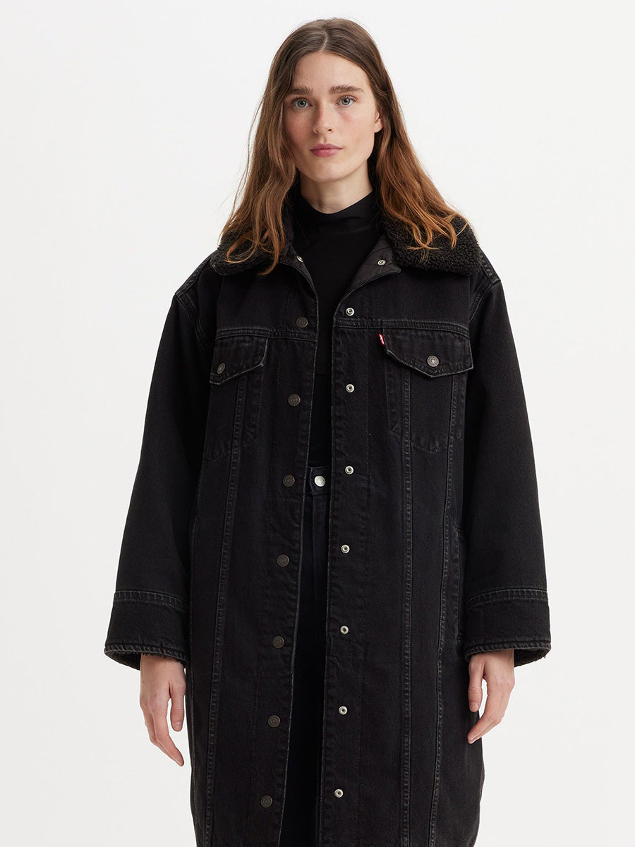 LEVIS LONGLINE PADDED TRUCKER - COME BACK JACKET LEVI'S   