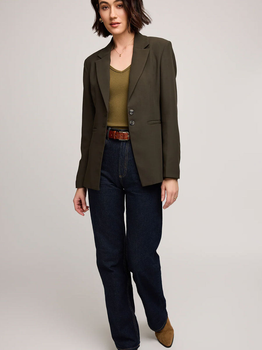 MARREN BLAZER - OLIVE JACKETS GENTLE FAWN