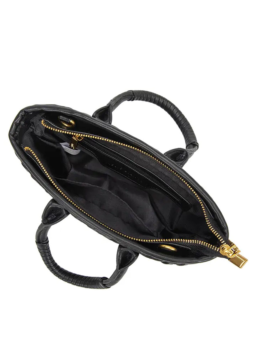 MELIE BIANCO MADDY RECYCLED VEGAN CROSSBODY BAG - BLACK BAG MELIE BIANCO   