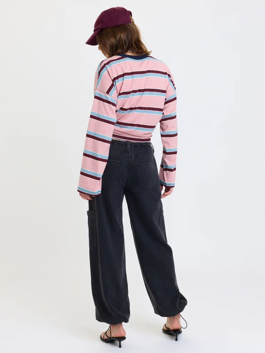 DAZE DENIM MIRAGE MID RISE CARGO HAREM PANT - ECLIPSE JEANS DAZE DENIM