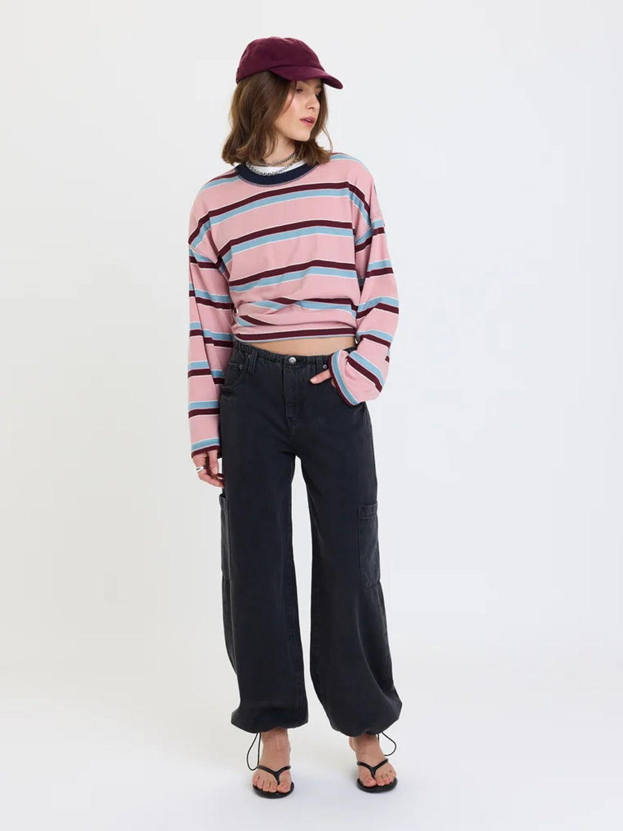 DAZE DENIM MIRAGE MID RISE CARGO HAREM PANT - ECLIPSE JEANS DAZE DENIM