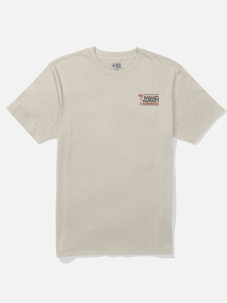 SALTY CREW MOTOR REPAIR SHORT-SLEEVE TEE - BONE T-SHIRTS SALTY CREW