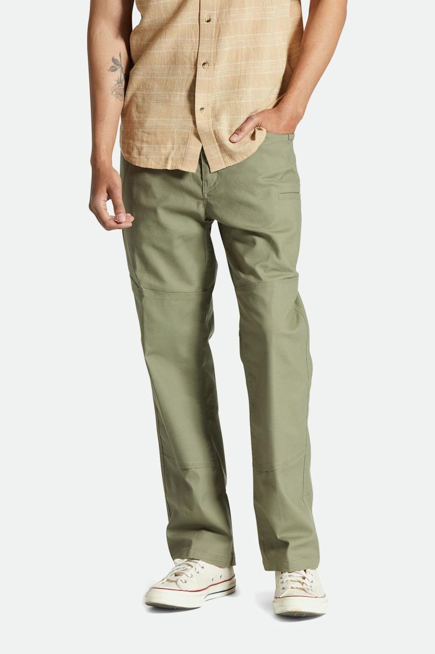 BRIXTON BUILDERS CARPENTER PANT - OLIVE SURPLUS PANTS BRIXTON   