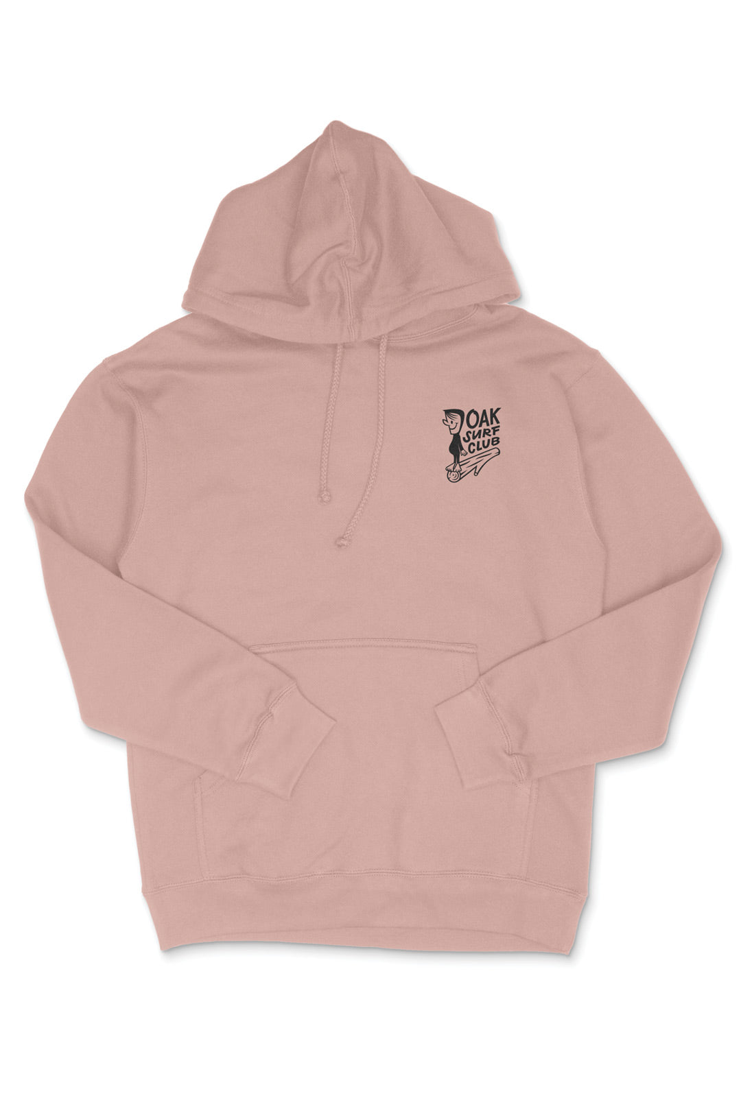 OAK SURF CLUB GROVER HOODIE - DUSTY PINK HOODIE OAK SURF CLUB   