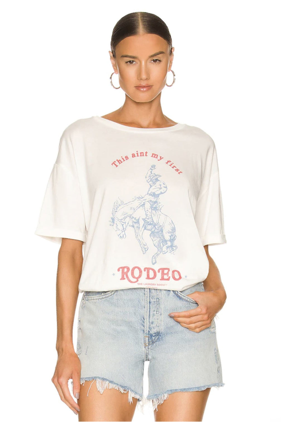 THE LAUNDRY ROOM - FIRST RODEO OVERSIZED TEE SHIRT THE LAUNDRY ROOM   