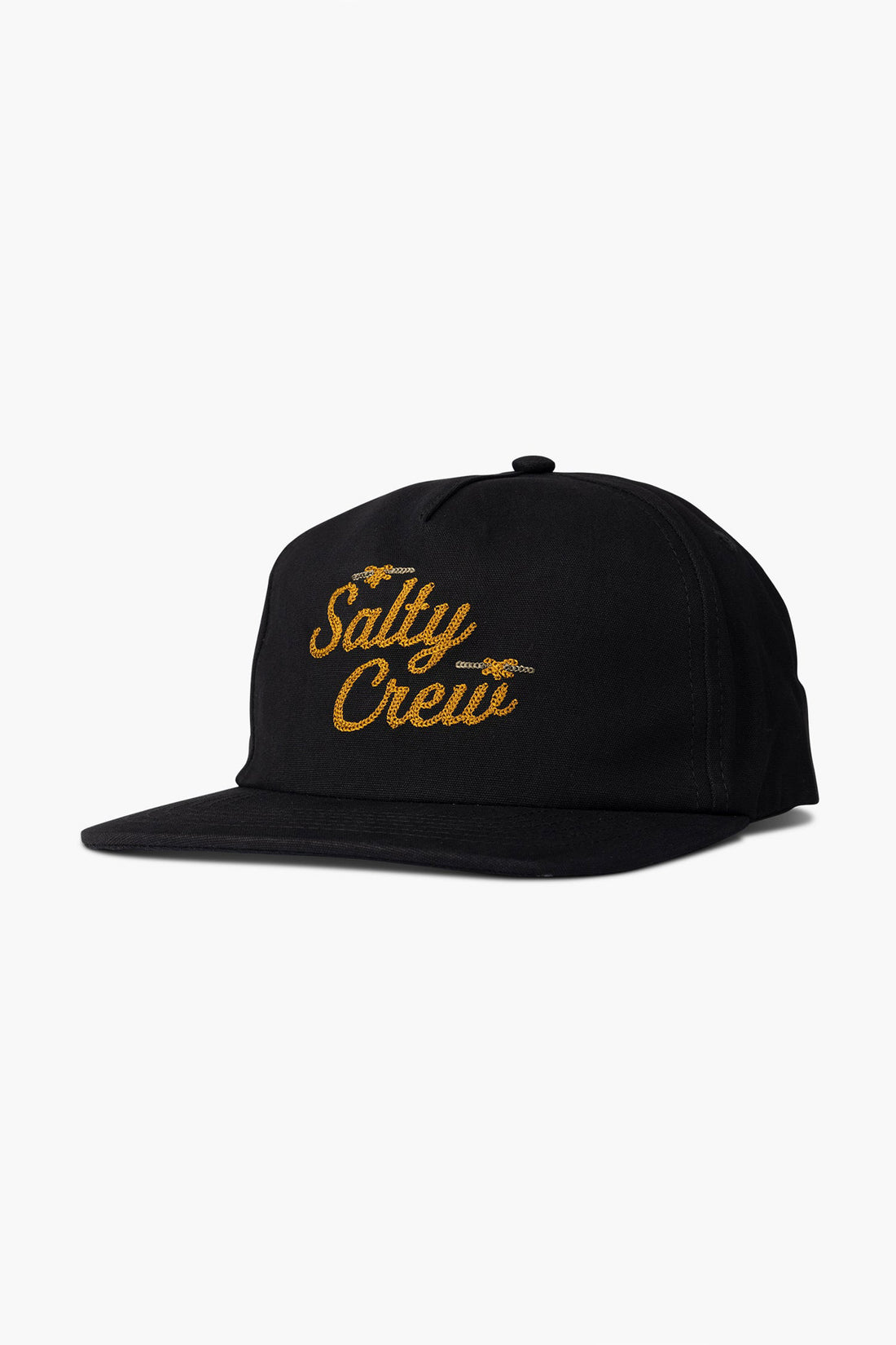 SALTY CREW DOCKSIDE 5 PANEL - BLACK HAT SALTY CREW   