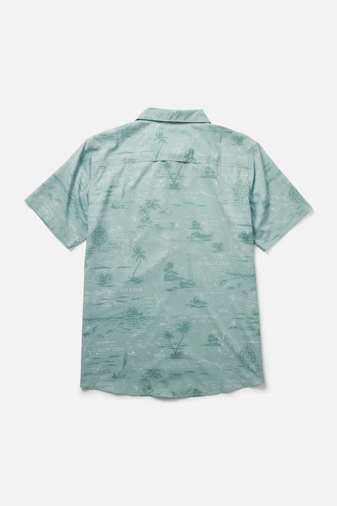 SALTY CREW SEAFARER SS TECH WOVEN - MACKEREL SHIRT SALTY CREW   