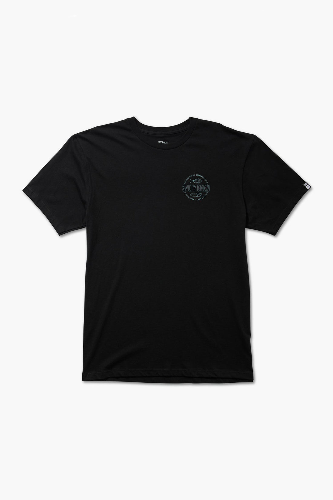 SALTY CREW OUTLINED SS TEE - BLACK SHIRT SALTY CREW   