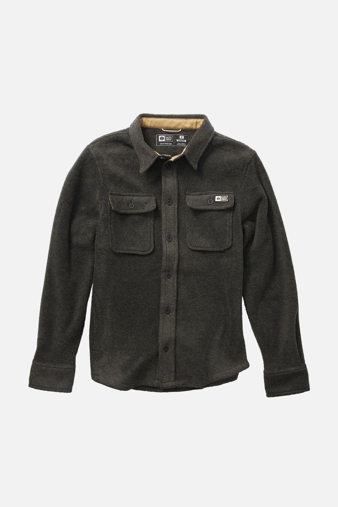 SALTY CREW SWELLTER POLAR FLEECE - CHARCOAL SHIRT SALTY CREW   