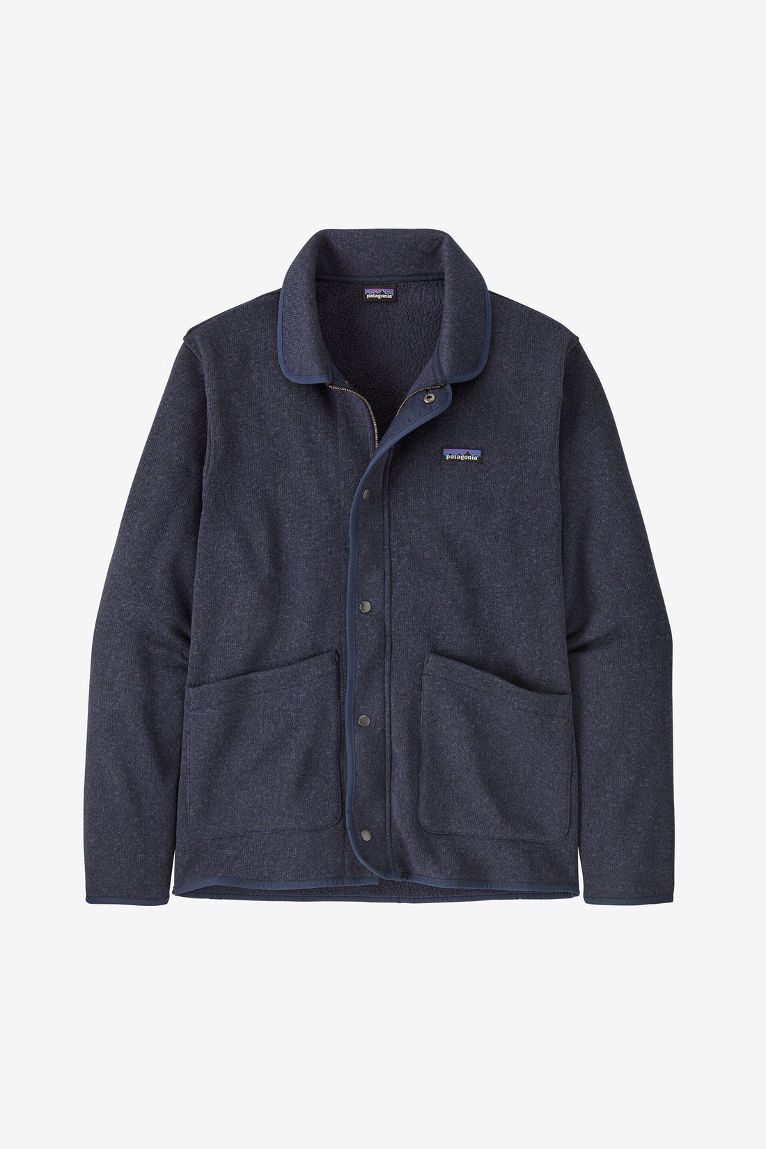 PATAGONIA MENS BETTER SWEATER CHORE COAT - NEW NAVY SWEATER PATAGONIA   