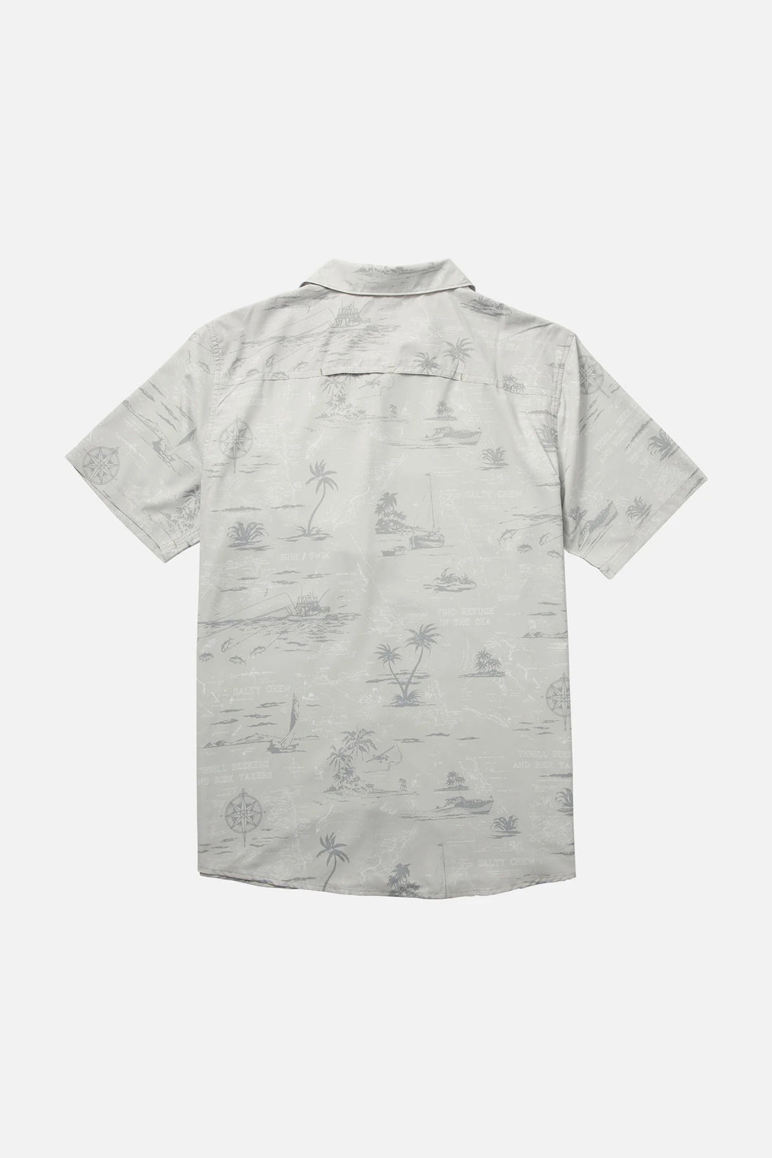 SALTY CREW SEAFARER SS TECH WOVEN - LIGHT GREY SHIRT SALTY CREW   