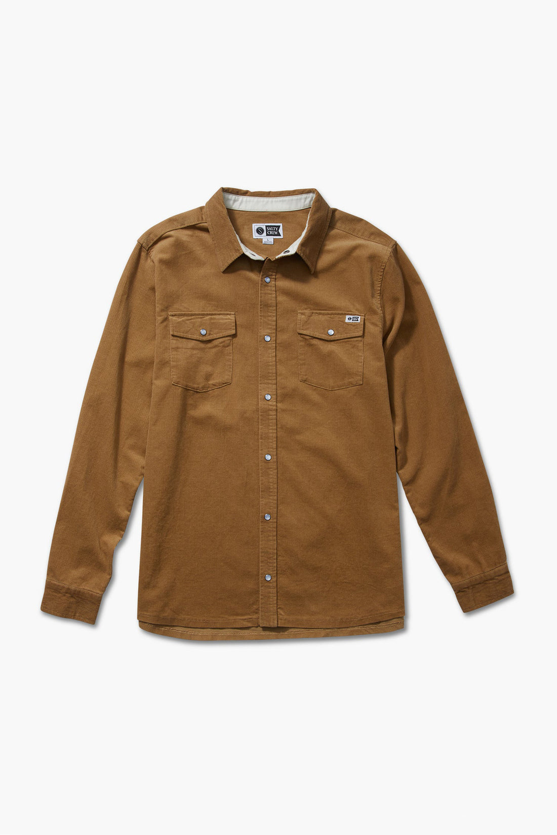 SALTY CREW BOONDOCKS CORDUROY SHIRT - STRAW SHIRT SALTY CREW   