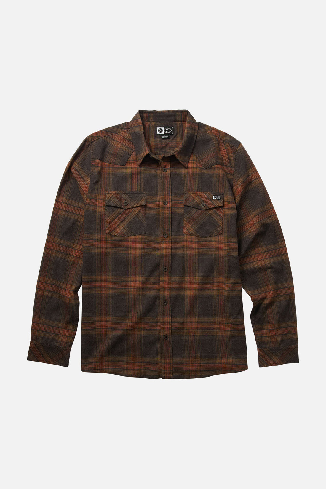 SALTY CREW RANCHERO FLANNEL - BLACK SHIRT SALTY CREW   