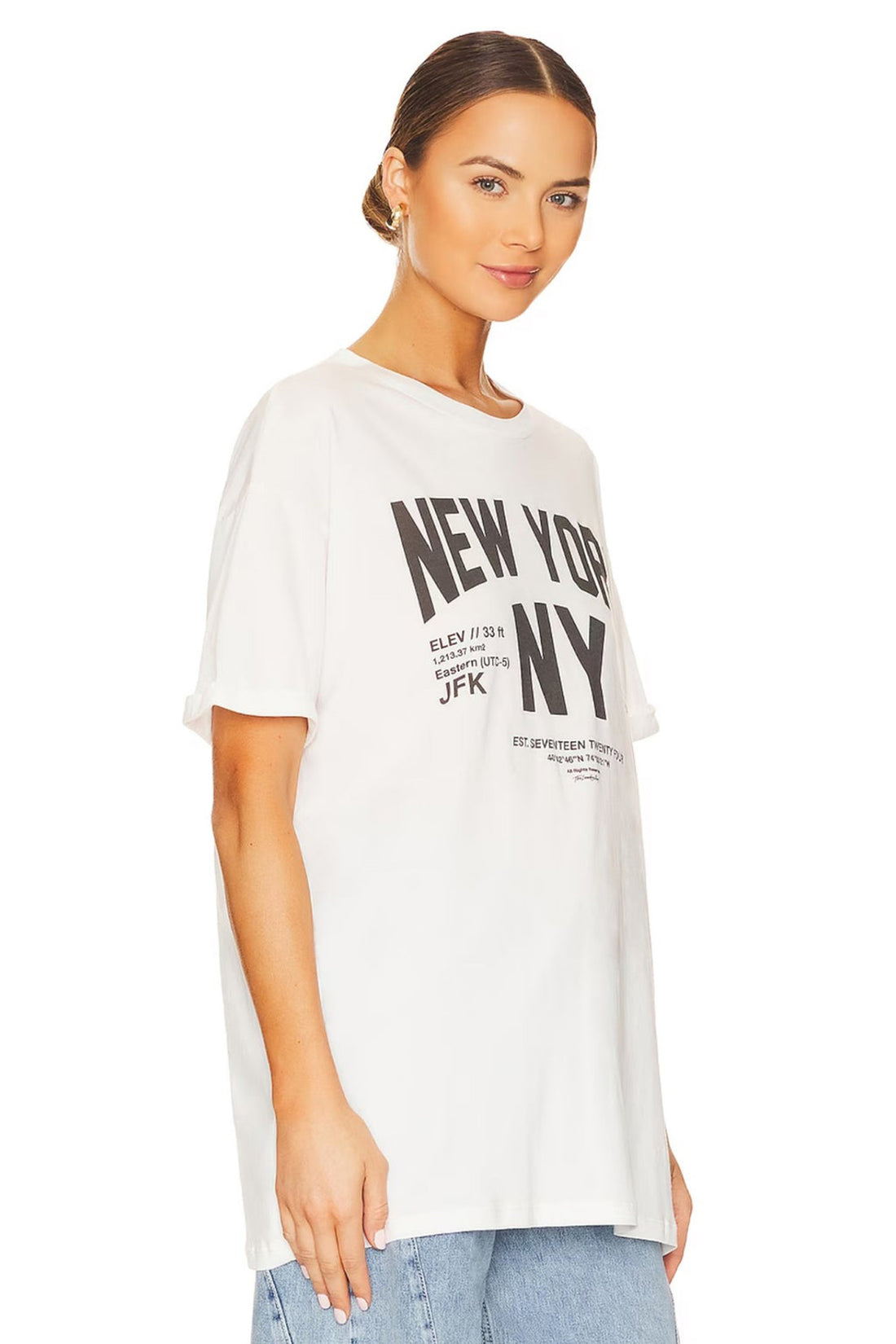 THE LAUNDRY ROOM - WELCOME TO NEW YORK OVERSIZED TEE SHIRT THE LAUNDRY ROOM   