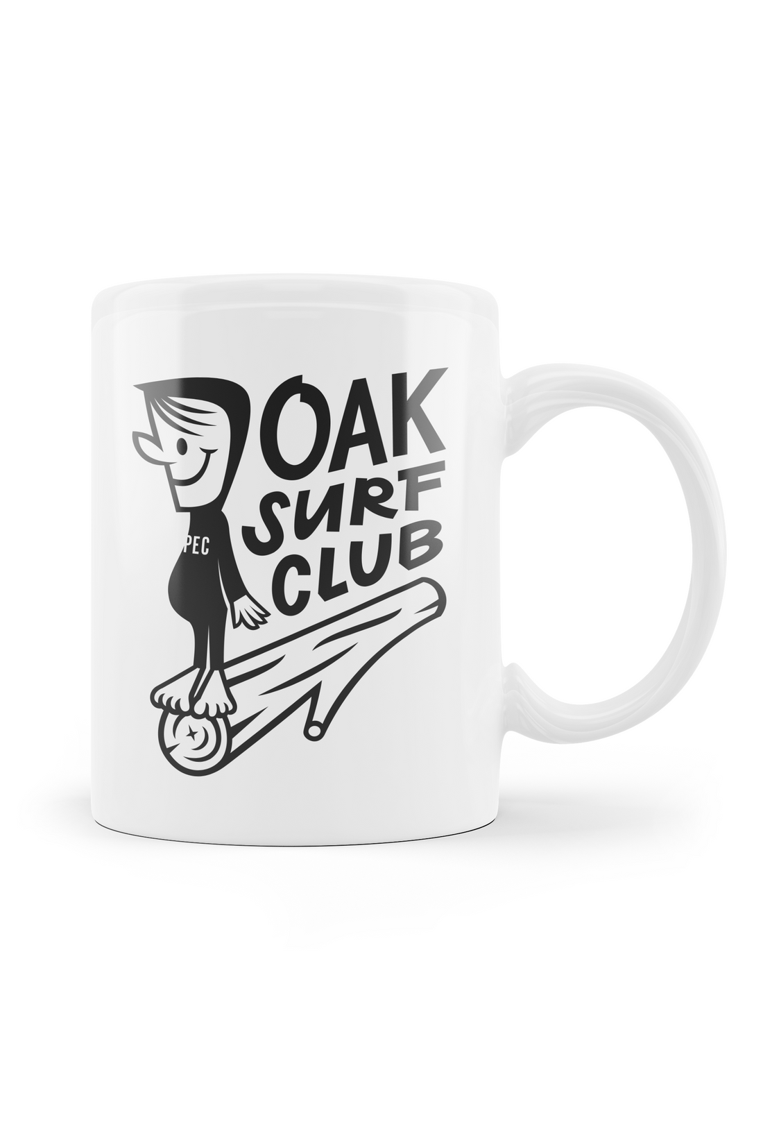 OAK SURF CLUB MUG 16OZ - GROVER LOGO Mugs OAK SURF CLUB   