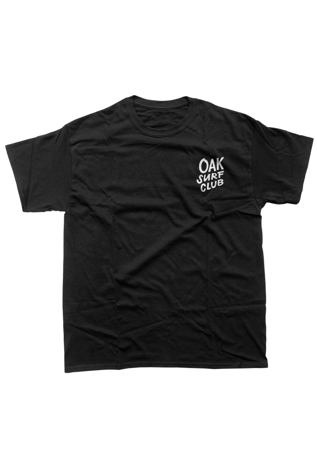 OAK SURF CLUB UNISEX GROVER TEE - BLACK TSHIRT OAK SURF CLUB   