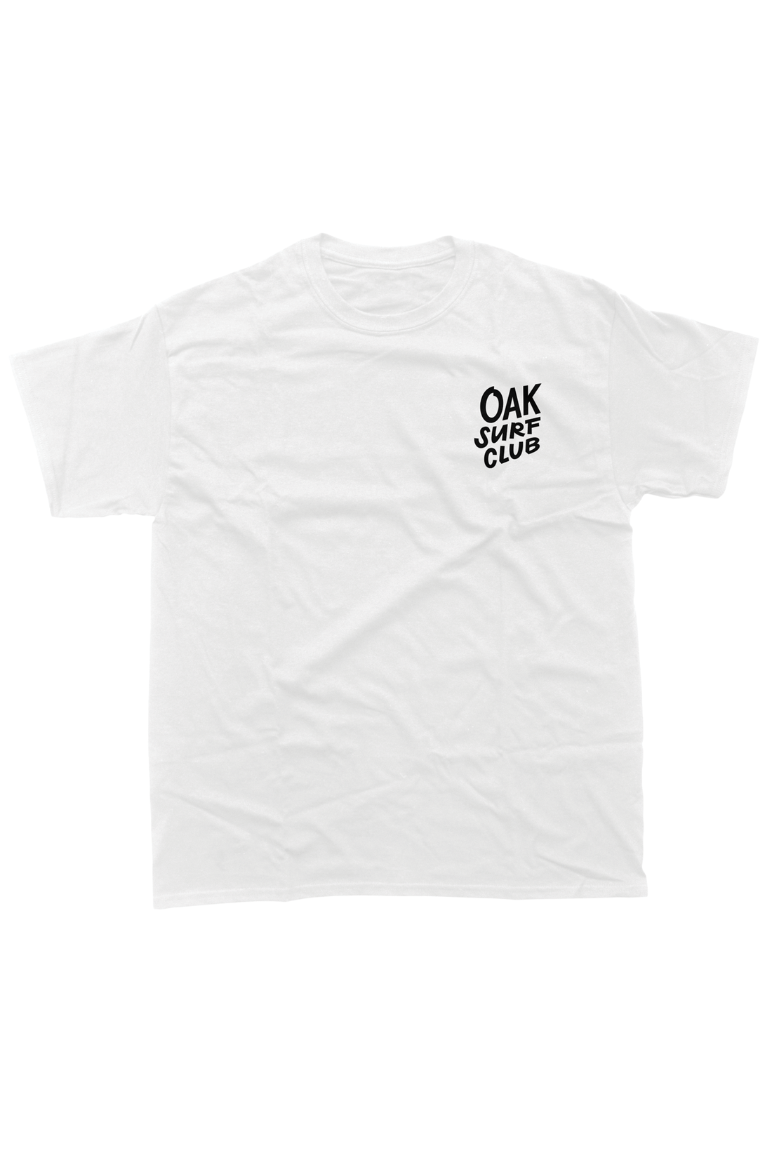 OAK SURF CLUB UNISEX GROVER TEE - WHITE TSHIRT OAK SURF CLUB   