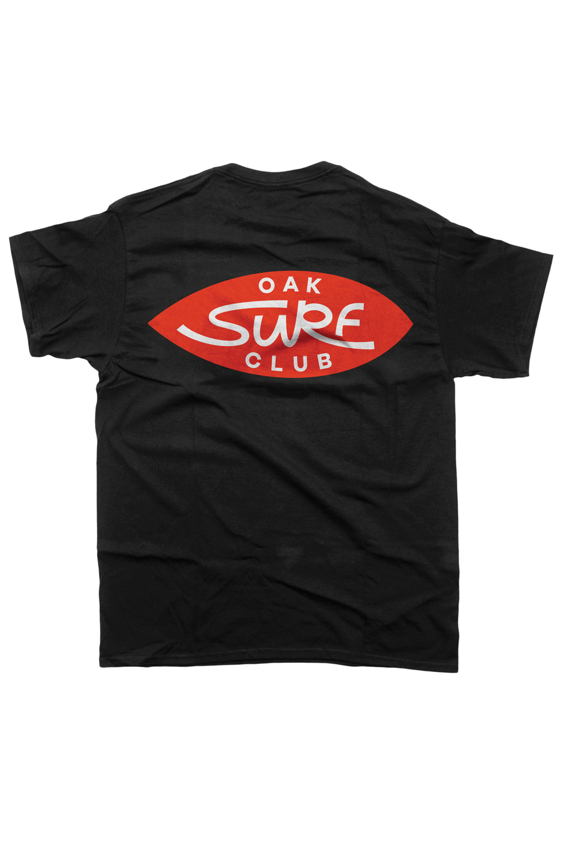 OAK SURF CLUB UNISEX OG TEE - BLACK/RED TSHIRT OAK SURF CLUB   