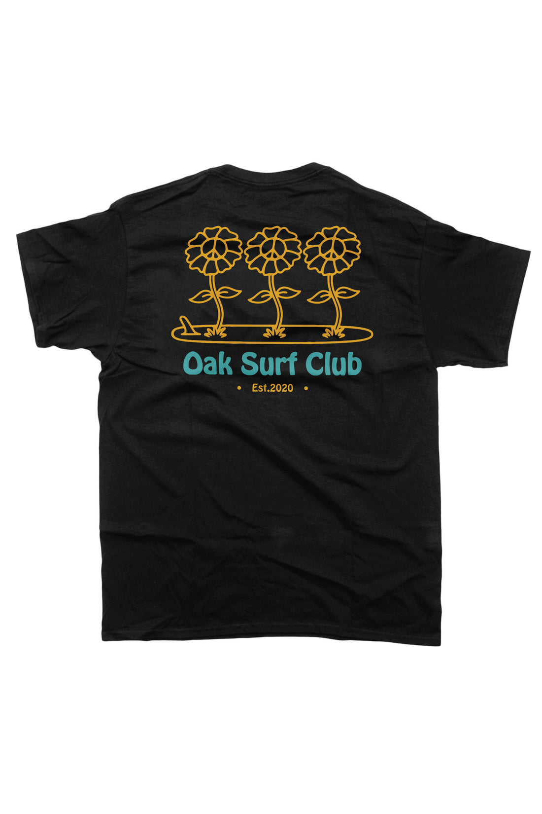 OAK SURF CLUB DANCE AROUND TEE - BLACK TSHIRT OAK SURF CLUB   