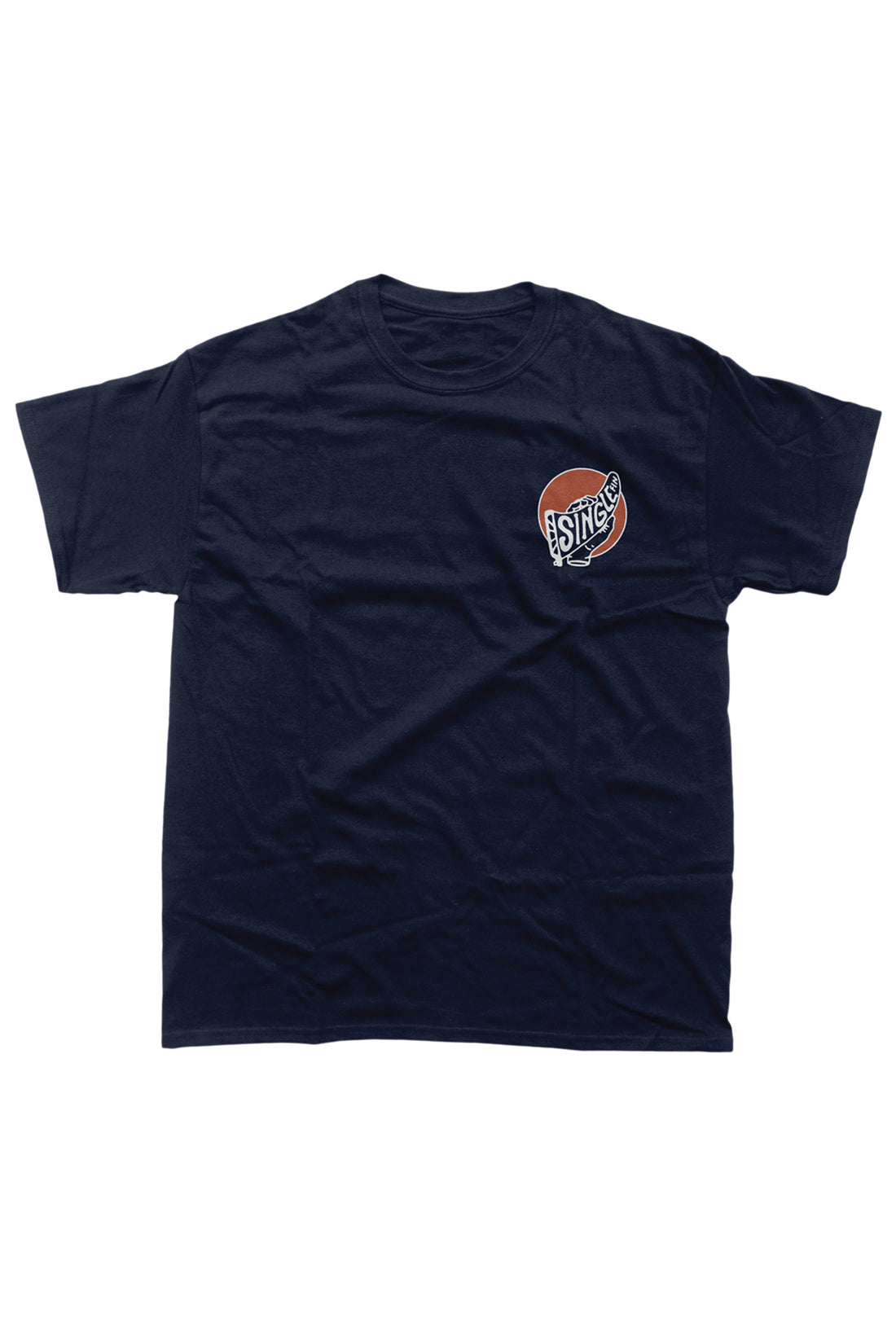 OAK SURF CLUB SINGLE FIN TEE - NAVY TSHIRT OAK SURF CLUB   