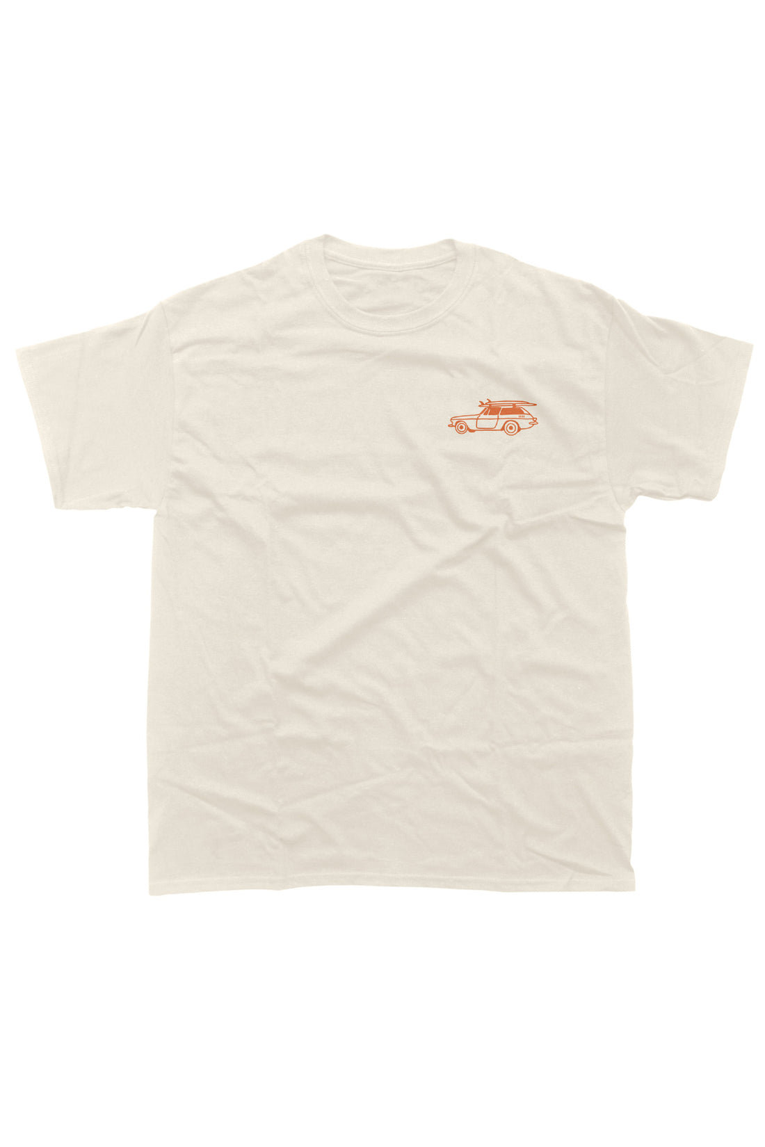 OAK SURF CLUB SANDBANKS TEE - NATURAL TSHIRT OAK SURF CLUB   