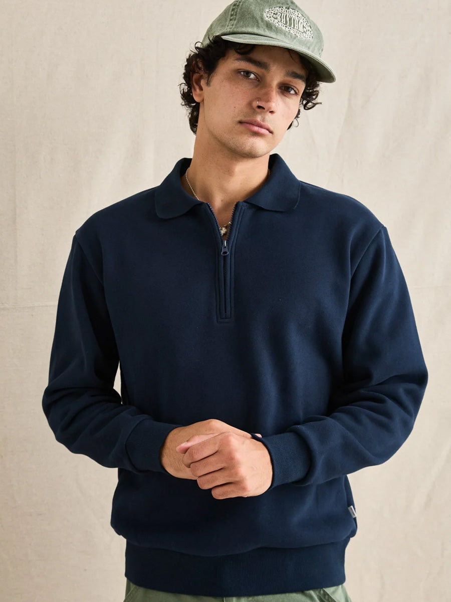 RHYTHM PACIFIC VINTAGE FLEECE - BLUE