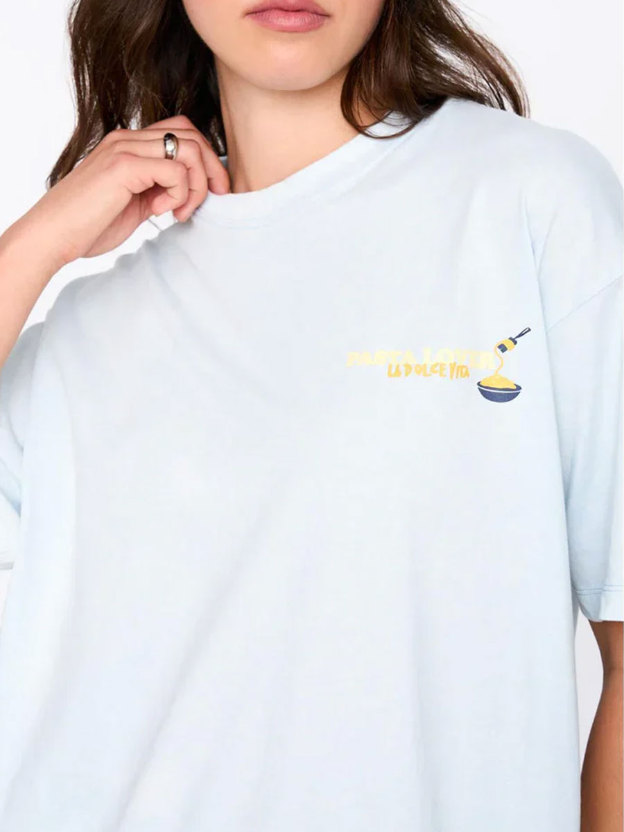 PASTA TEE - BLUE T-SHIRTS 24 COLOURS