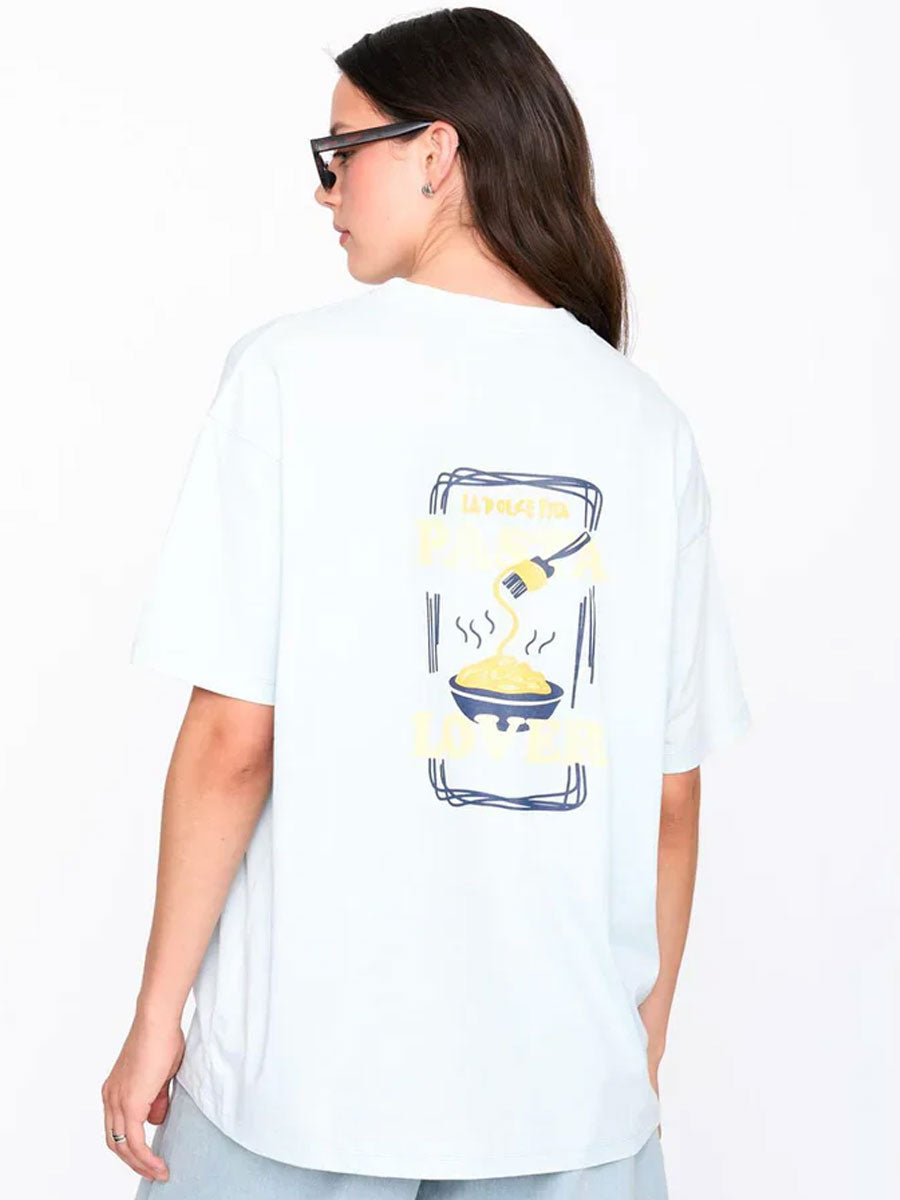 PASTA TEE - BLUE T-SHIRTS 24 COLOURS