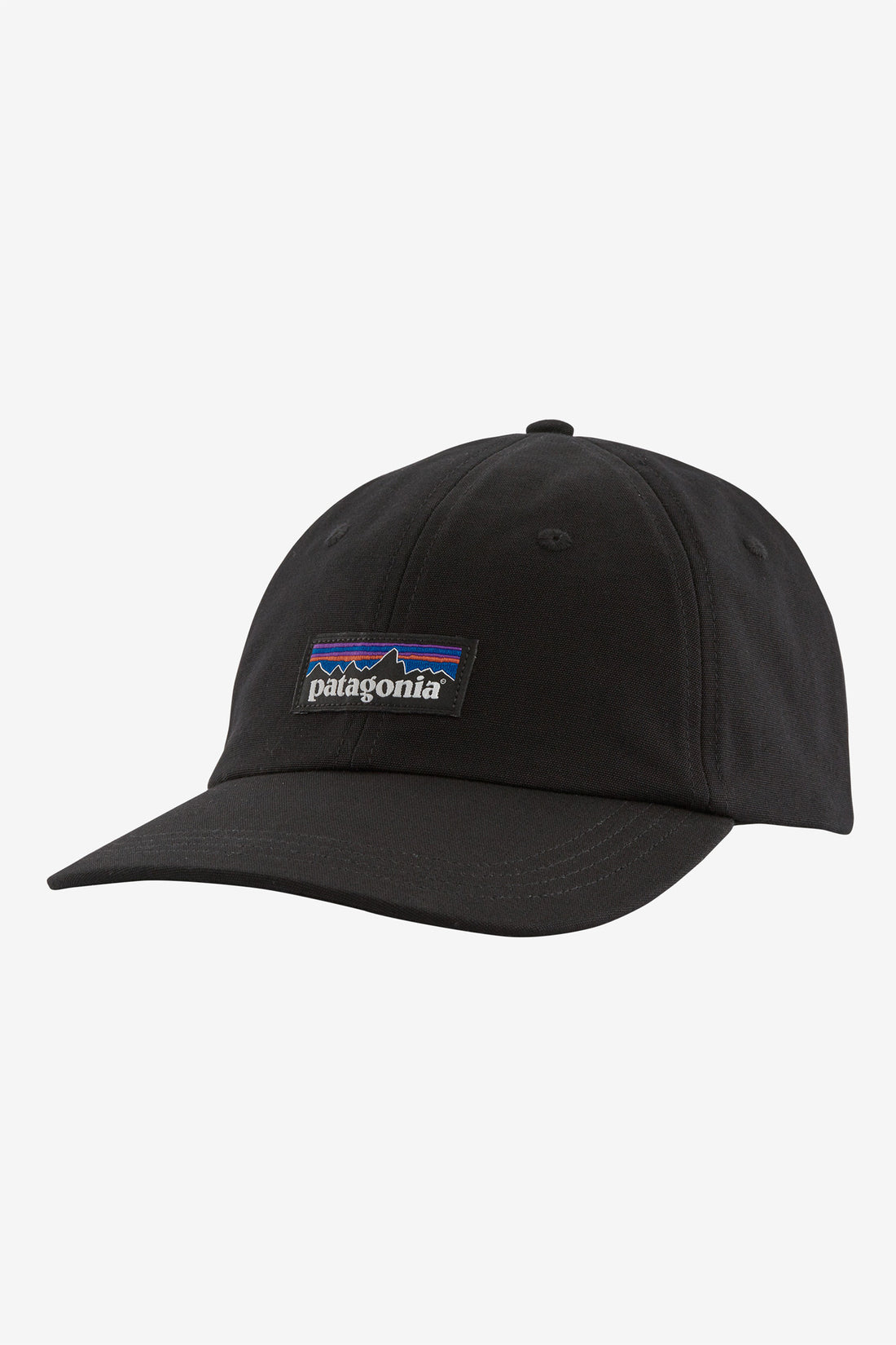 PATAGONIA P-6 LABEL TRAD CAP- BLACK HAT PATAGONIA   