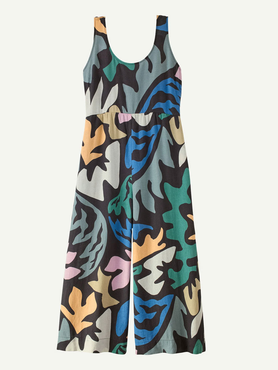 GARDEN ISLAND JUMPSUIT - ABSTRACT KALEIDO JUMPSUITS PATAGONIA