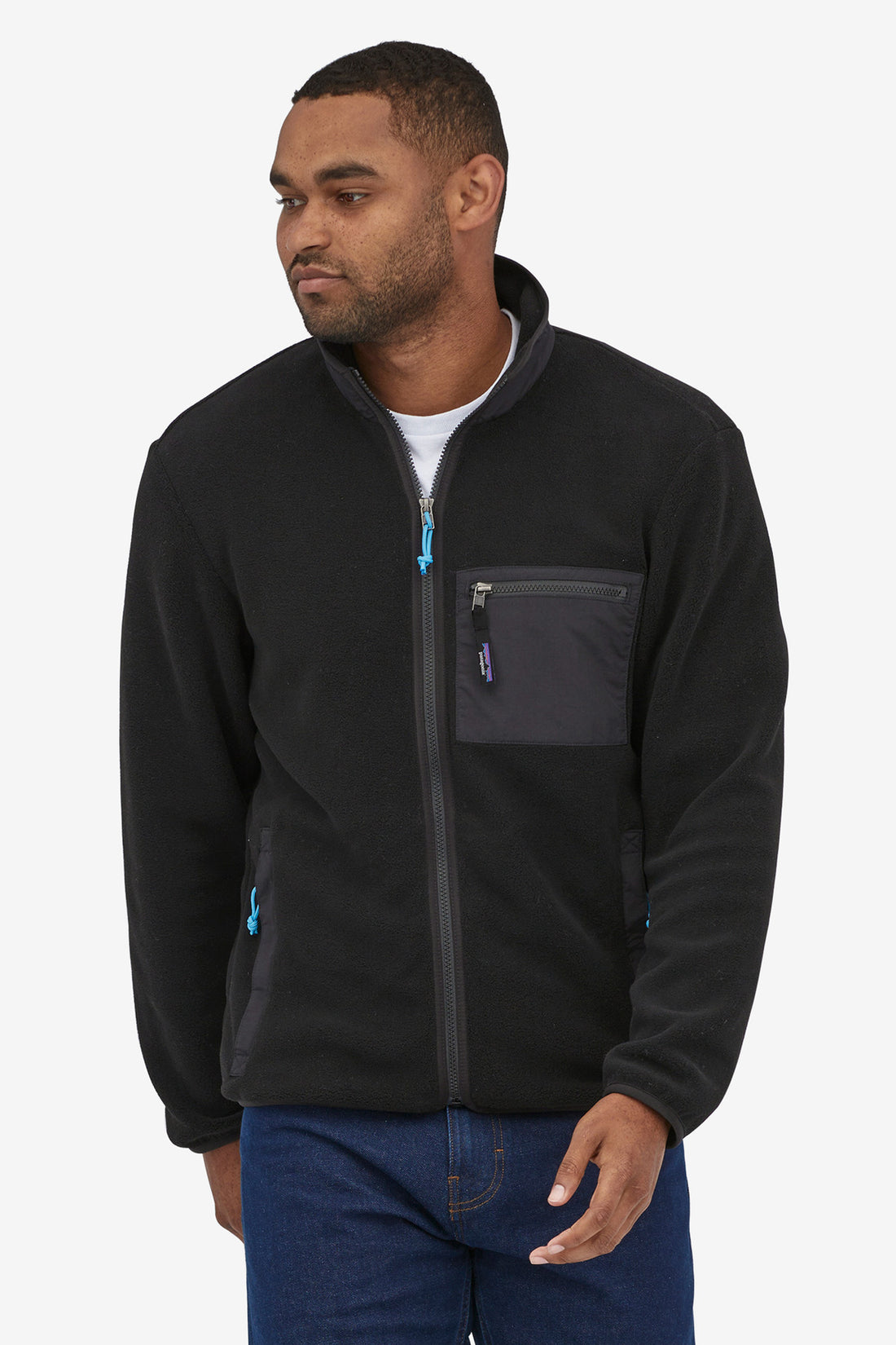 PATAGONIA SYNCHILLA FLEECE JACKET - BLACK SHIRT JACKET PATAGONIA   