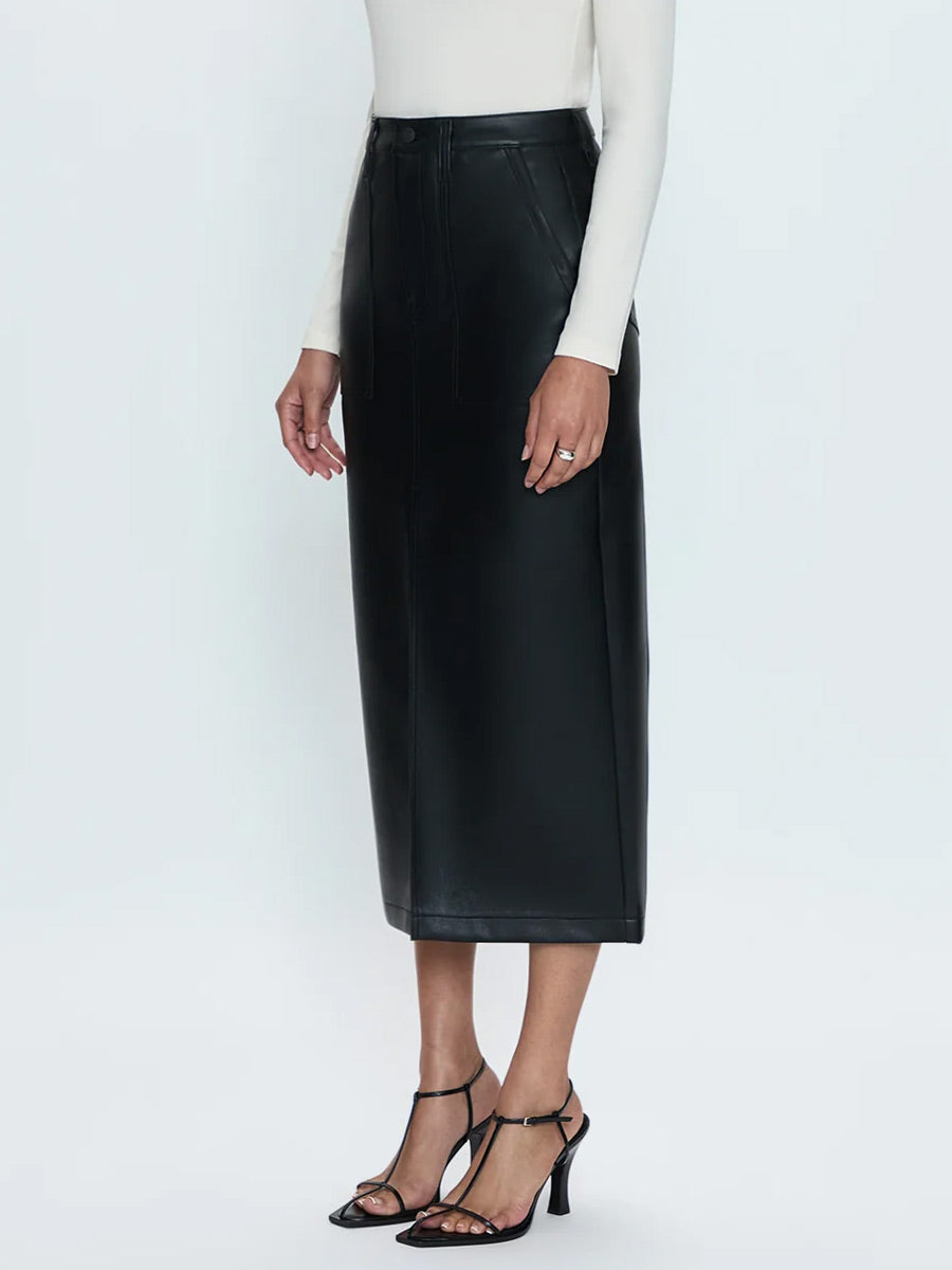 PISTOLA ALICE UTILITY MIDI SKIRT - BLACK SKIRT PISTOLA   