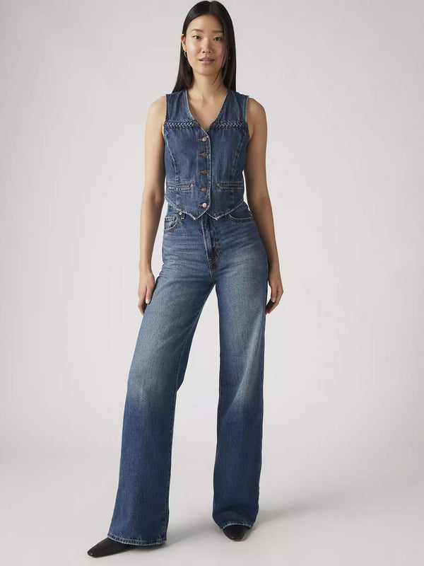 LEVI'S RIBCAGE WIDE LEG - POLAR PERIMETER JEANS LEVI'S