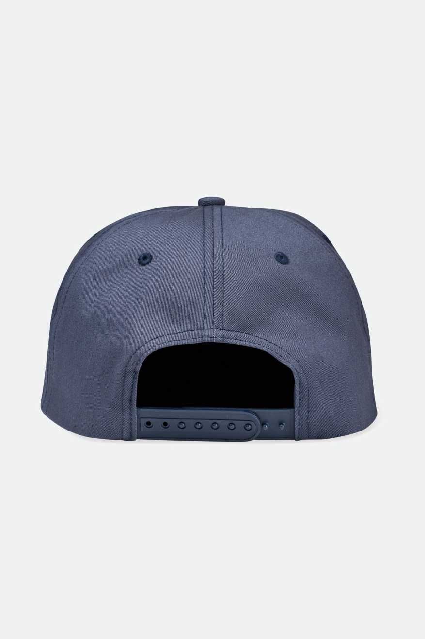 BRIXTON 20TH ANNIVERSARY FLYER SNAPBACK - NAVY HAT BRIXTON   