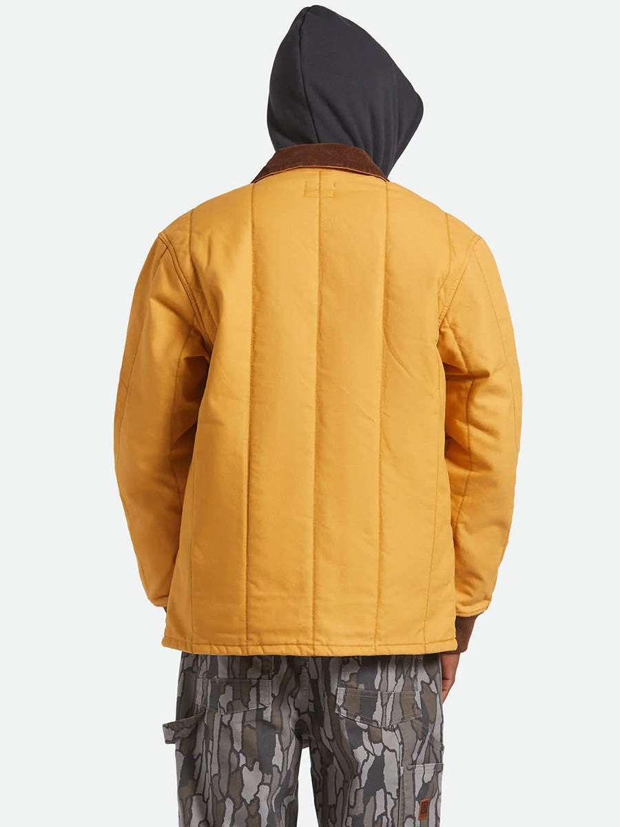 BRIXTON BUILDERS RANCH JACKET - SPRUCE YELLOW JACKETS BRIXTON