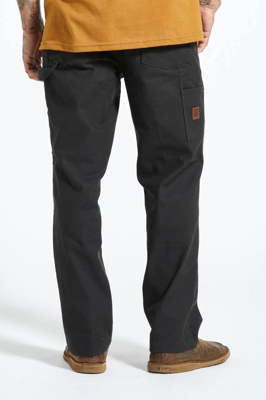 BRIXTON BUILDERS CARPENTER PANT - WASHED BLACK PANTS BRIXTON   