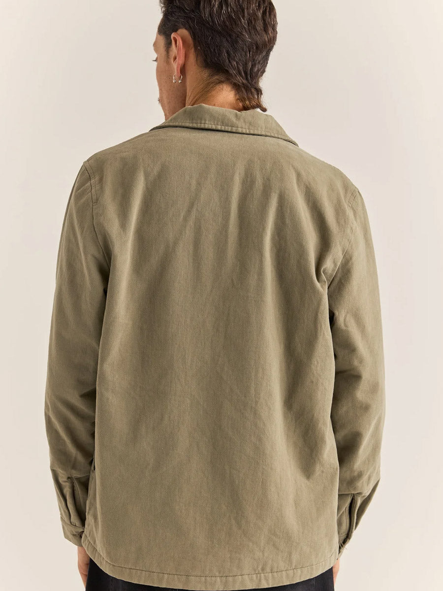 RHYTHM INSULATED OVERSHIRT - FATIGUE SHIRT JACKET RHYTHM   