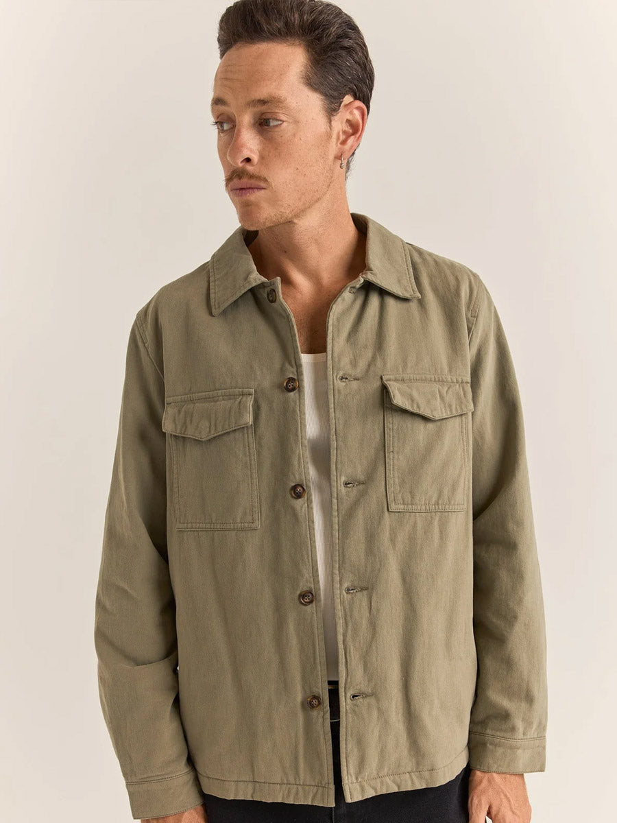 RHYTHM INSULATED OVERSHIRT - FATIGUE SHIRT JACKET RHYTHM   