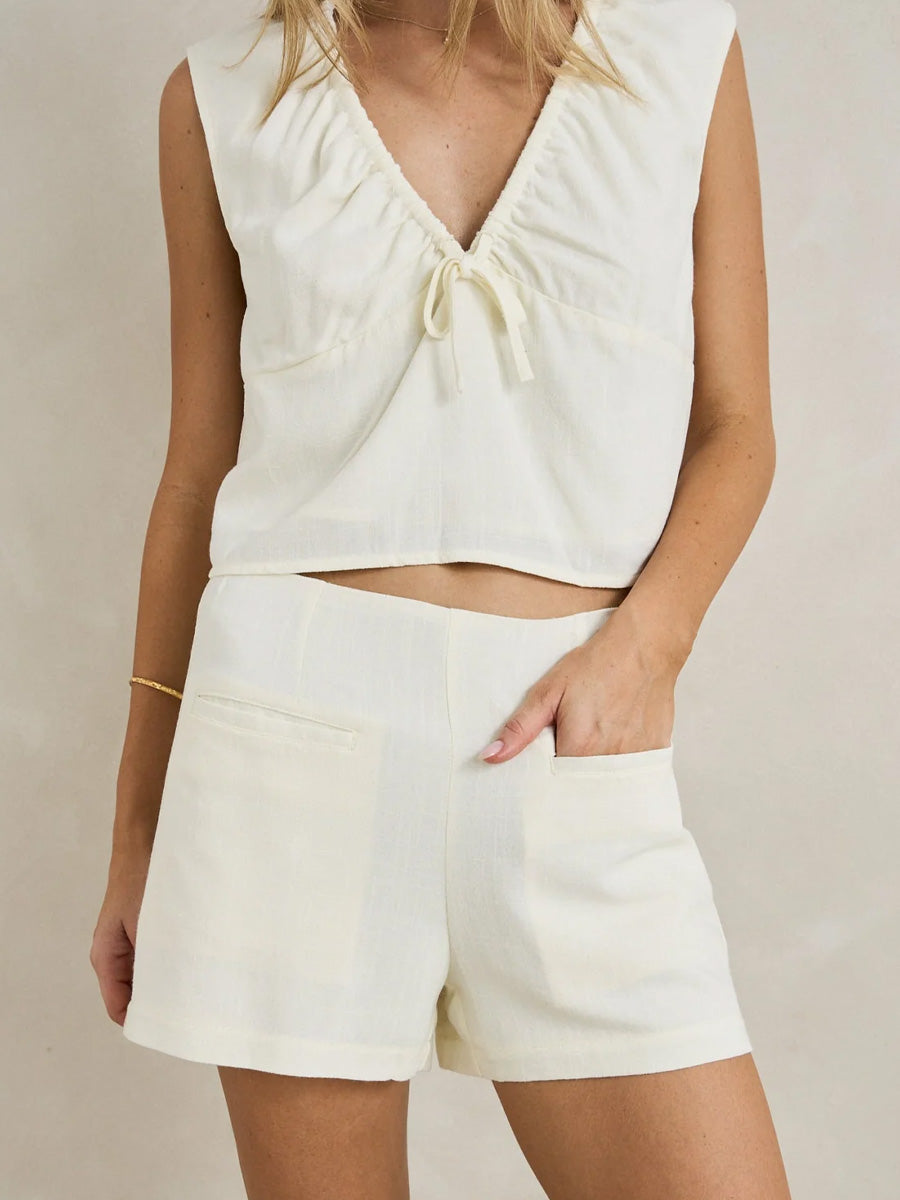RHYTHM DEL RIO SHORT - WHITE SHORTS RHYTHM
