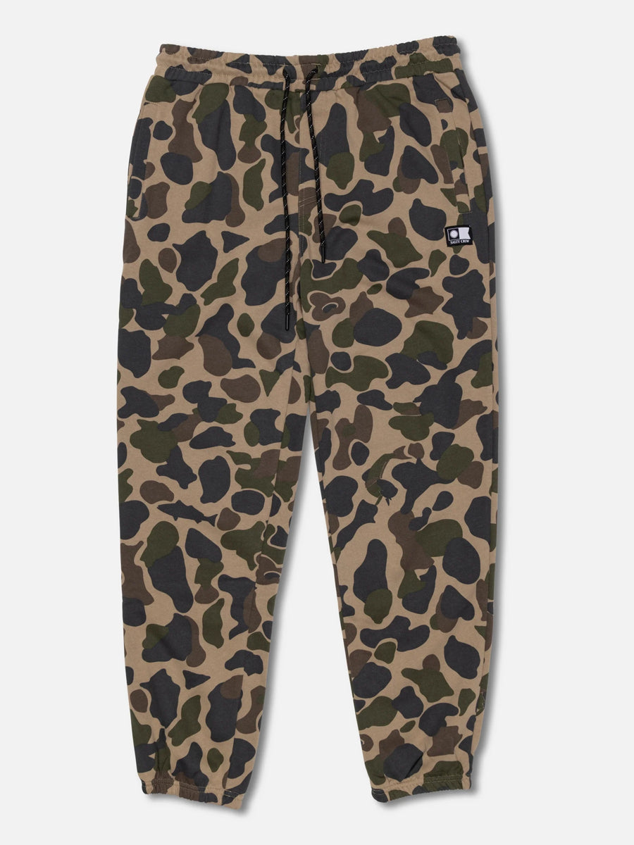 SALTY CREW CREWSER FLEECE PANT - SAND CAMO