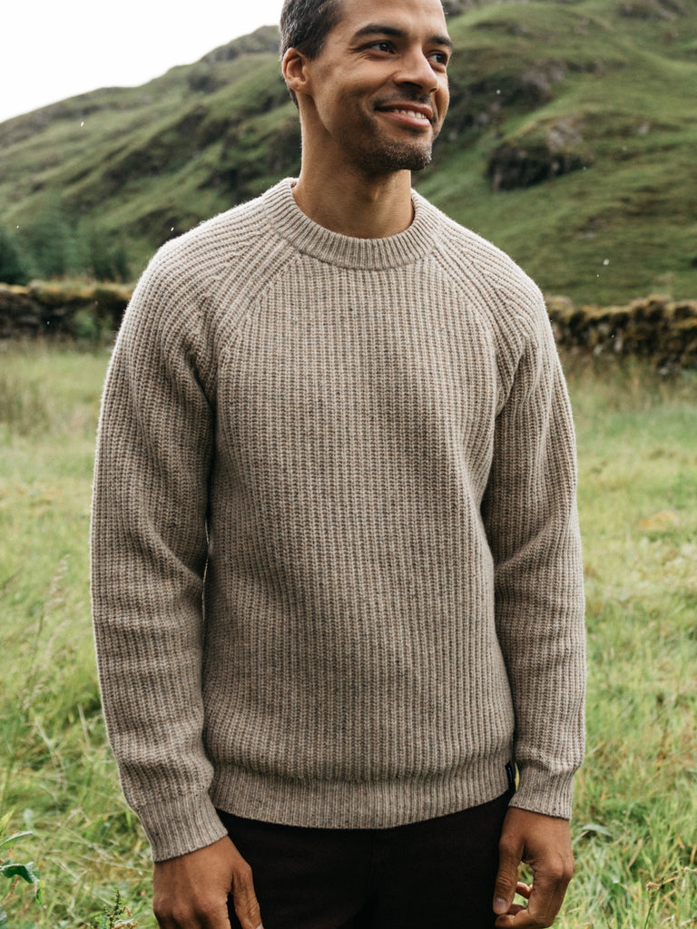 FINISTERRE MORA JUMPER - OATMEAL SWEATER FINISTERRE   