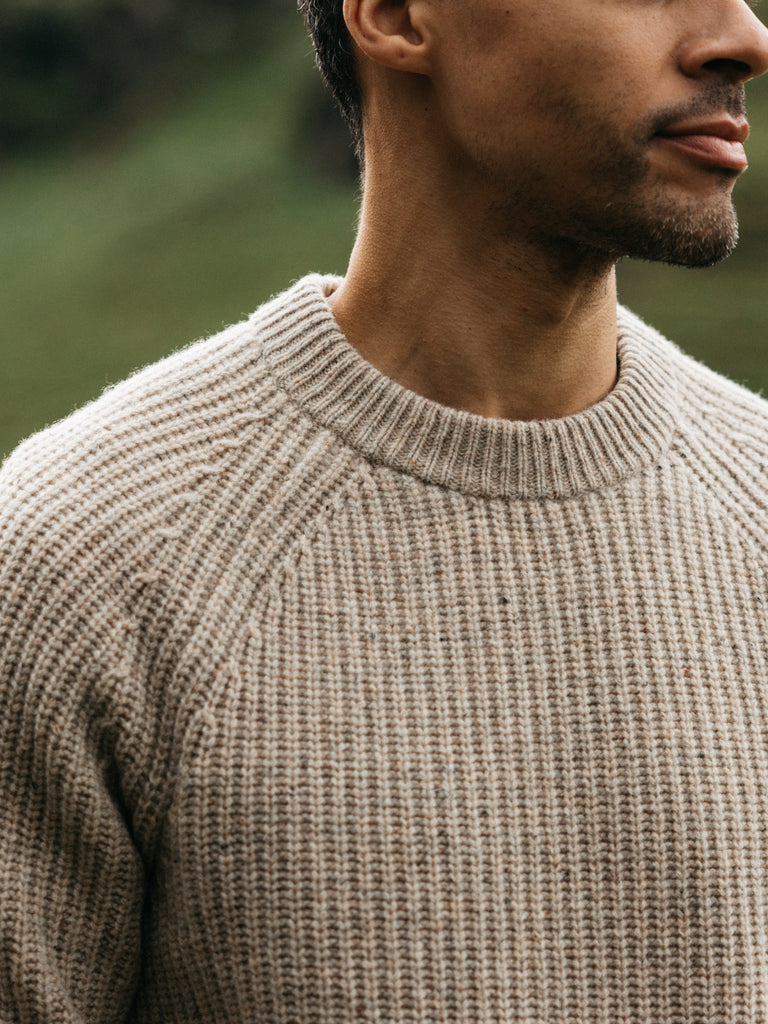 FINISTERRE MORA JUMPER - OATMEAL SWEATER FINISTERRE   