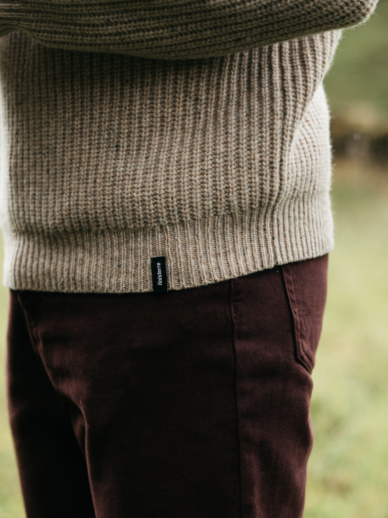 FINISTERRE MORA JUMPER - OATMEAL SWEATER FINISTERRE   