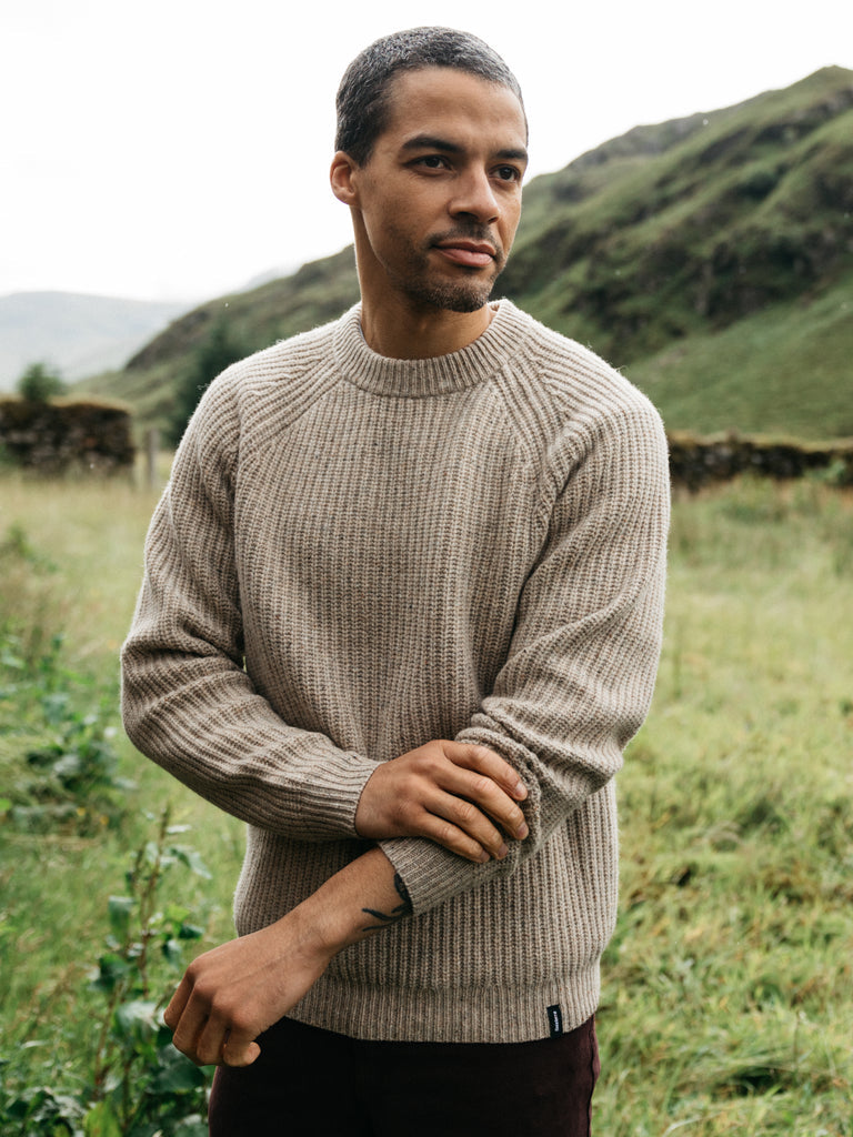 FINISTERRE MORA JUMPER - OATMEAL SWEATER FINISTERRE   