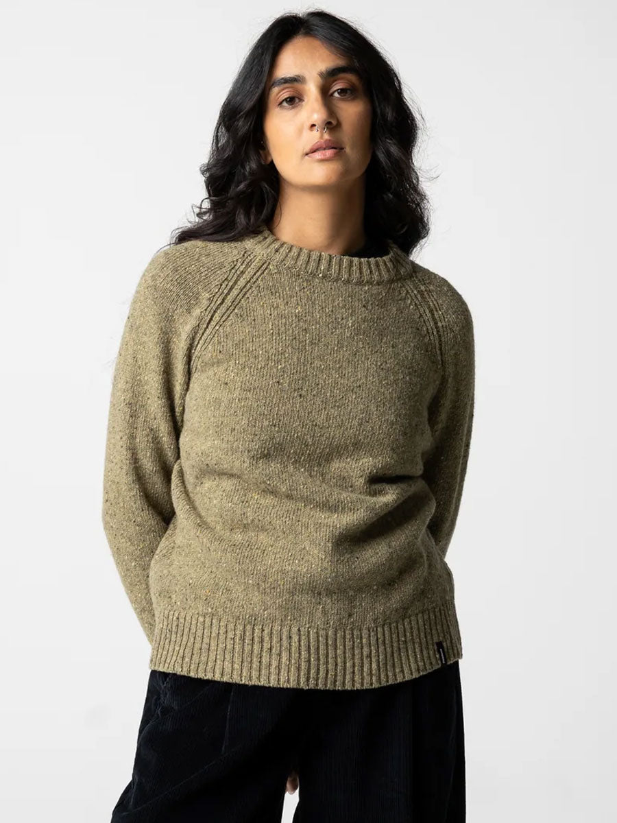 FINISTERRE FARNE CREW - SEAGRASS SWEATER -