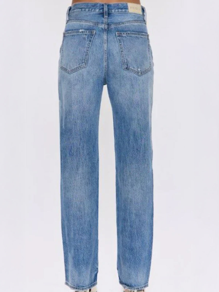 PISTOLA CASSIE SUPER HIGH RISE STRAIGHT JEAN - SERPENTINE VINTAGE JEANS PISTOLA